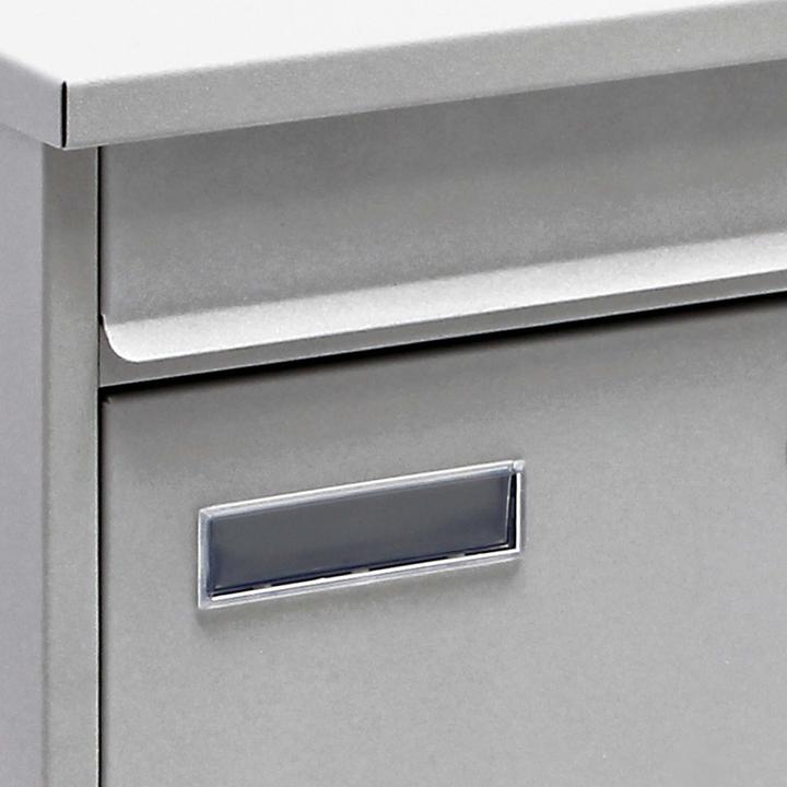 Produktbild Wiltec Namensschild Abdeckung Briefkasten 89x25mm Ersatzteil Postkasten Schild
