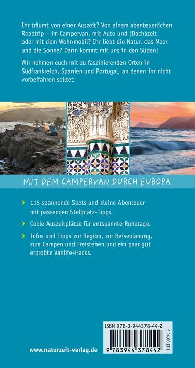 Immagine prodotto Naturzeit vanlife: Südwärts (Tedesco, Stefanie Holtkamp, Andrea Miner, 2023)