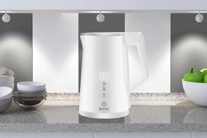 Actual product image ECG RK 1893 Digitouch electric kettle White (1.70 l)