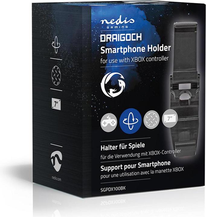 Immagine prodotto Nedis Supporto per smartphone per controller Xbox One Universale Regolabile Nero