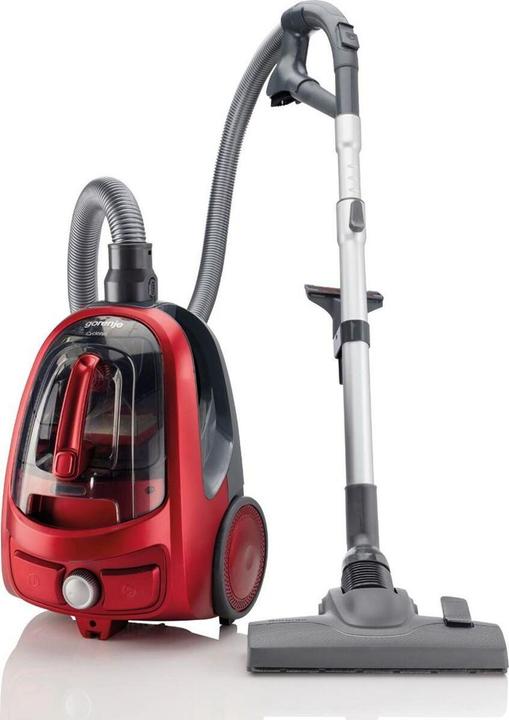 Gorenje Staubsauger VCE03SPRCY Beutellos, Leistung 800 W, Staubkapazität 1,7 L, Raudona