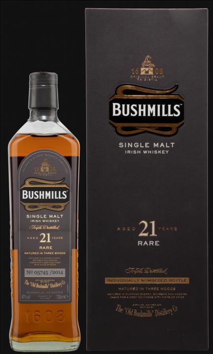 Produktbild Bushmills 21 Years (Single Malt, Irish Whiskey, 1 x 70 cl)