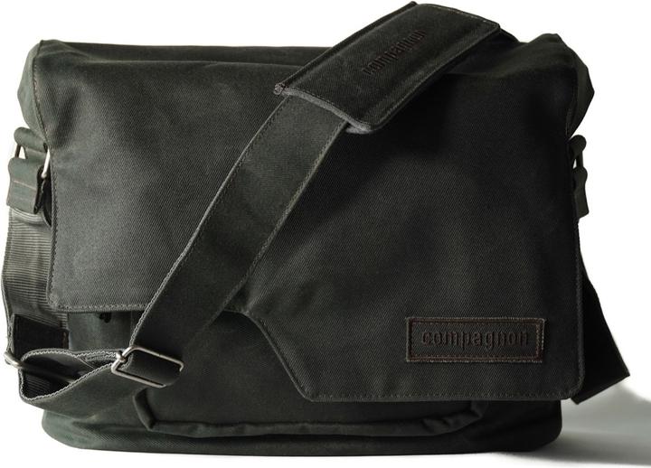Produktbild Compagnon The messenger II in waxed canvas dark green