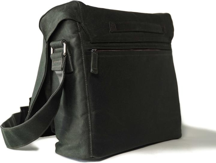 Produktbild Compagnon The messenger II in waxed canvas dark green