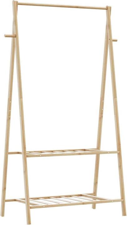 Immagine prodotto VidaXL Appendiabiti con ripiani 96x45,5x150,5 cm in bambù