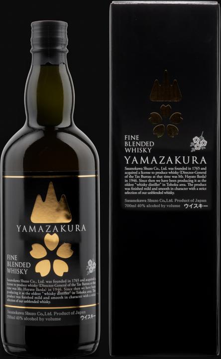 Yamazakura Whisky Fine Blended (Malto miscelato, Whisky giapponese, 1 x 70 cl)