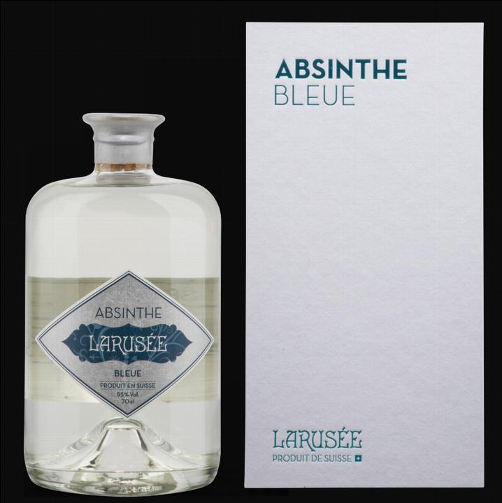 Image du produit Larusée Absinthe Bleue (18 ans, 55 %, Suisse, Absinthe)