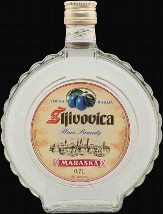 Actual product image Maraska Sljivovica plum fruit brandy