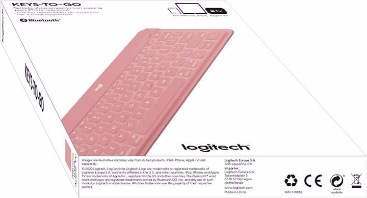 Image du produit Logitech Keys-To-Go (DE, Apple TV, iOS 5.1.1 ou supérieur)