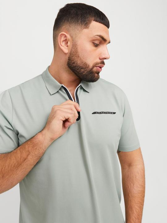 Actual product image Jack & Jones Plus Size Gedruckt Poloshirt Poloshirt (6XL)