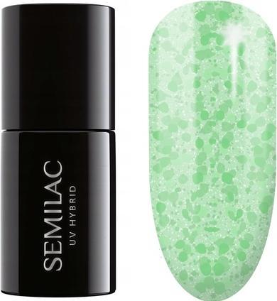 Semilac UV-Nagellack Hybrid 494 Gefrorene Pistazien 7ml (494 Frozen Pistachios, UV-Gel Lack)