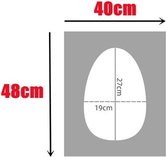 Actual product image ASMI Travel disposable toilet seat cover 10 pieces