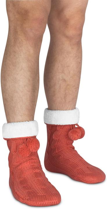Image du produit Normani Chaussons en tricot avec pompon et ABS (Une unité par pack, 36 - 40)