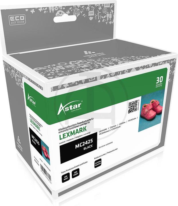 Produktbild Astar AS20333 LEXMARK C242XK0 Toner black return 6000Seiten