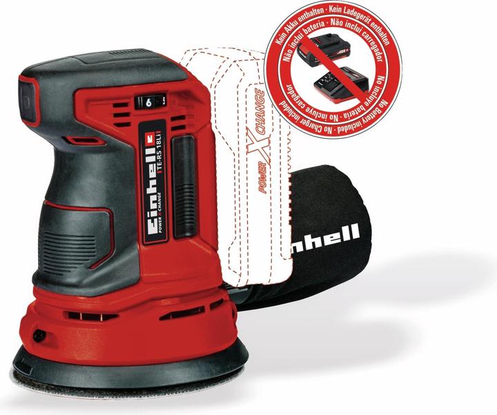 Actual product image Einhell TE-RS 18 Li cordless random orbital sander kit (1x 4.0 Ah)