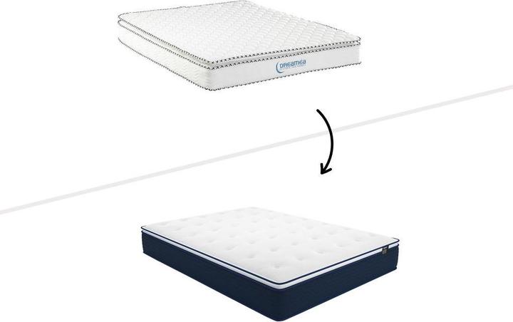 Actual product image Dreamea Altier (120 x 190 cm, Spring core)