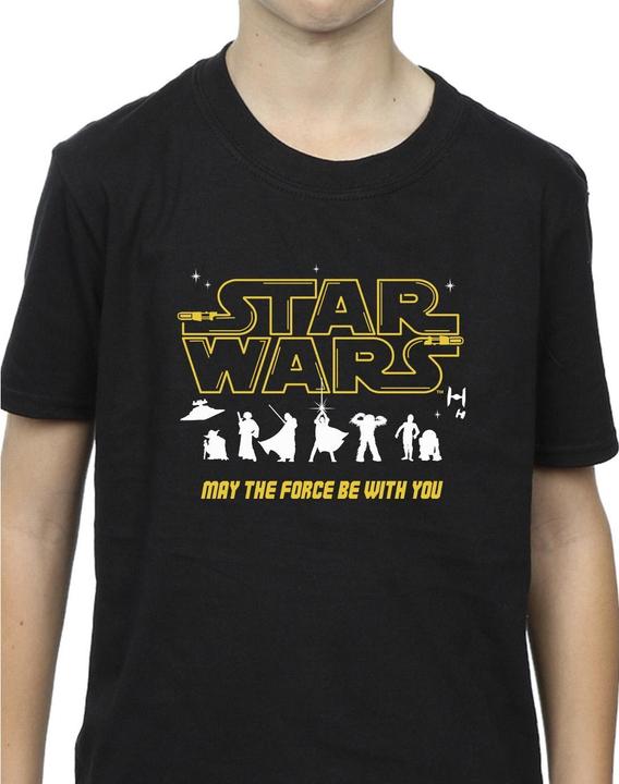 Actual product image Star Wars Boys Silhouettes Force T-Shirt (140, 146)