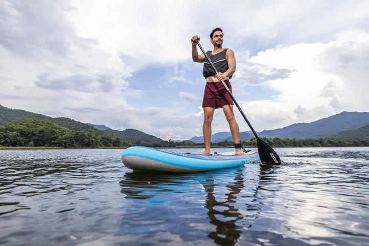 Actual product image Bestway Hydro Force Oceana CompactAir Inflatable Stand-Up Paddleboard Set with Built-in Pump 3.05 m