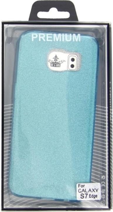 Actual product image OEM TPU Case Glitter Samsung Galaxy S7 Edge blue (Samsung Galaxy S7 Edge)