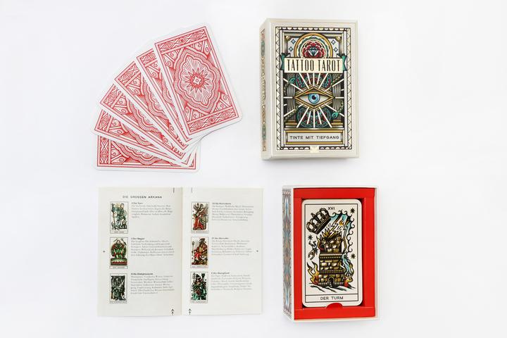 Produktbild Kartenspiel Tattoo Tarot - Tinte mit Tiefgang