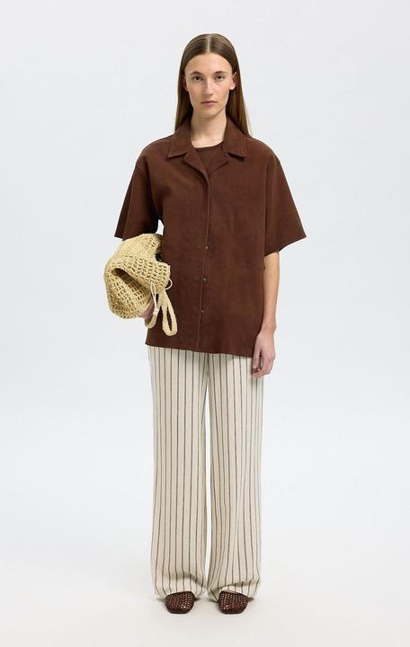 Image du produit Selected Femme Slfviva-Gulia Hw Striped Sun Pant Noos (42)