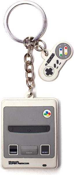Immagine prodotto Super NES S 3D portachiavi in gomma