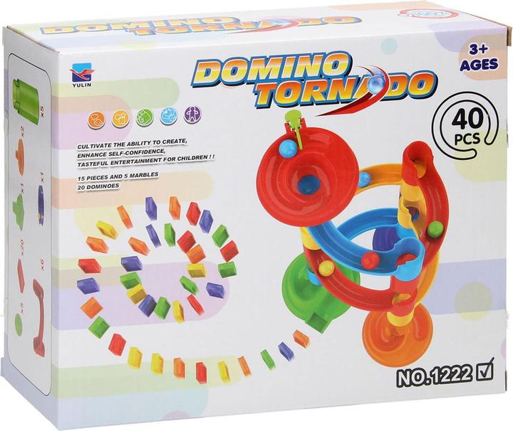 Produktbild Domino Tornado Murmelbahn 40Stk.