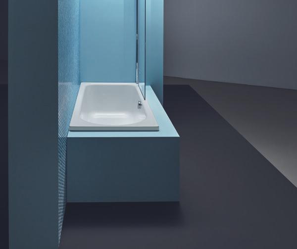 Produktbild Bette Badewanne Ocean 180x80 cm, 8857, Überlauf vorne, weiss (235 l, 180 cm, 80 cm)