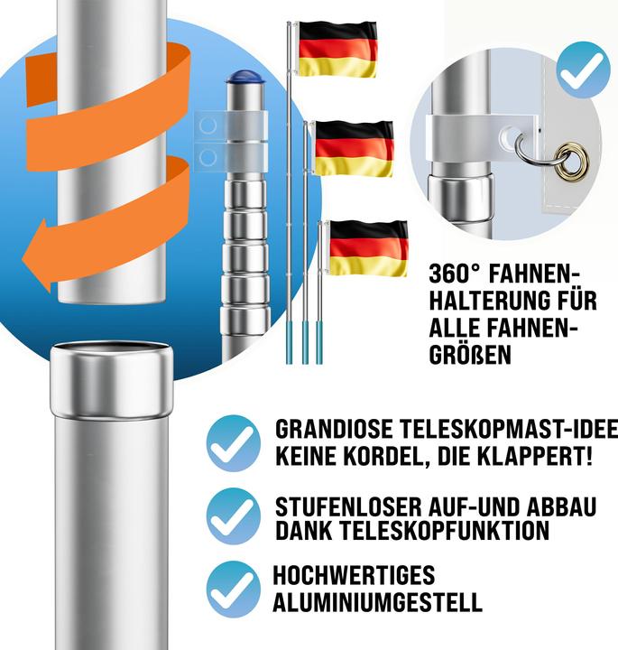 Produktbild Monzana Fahnenmast