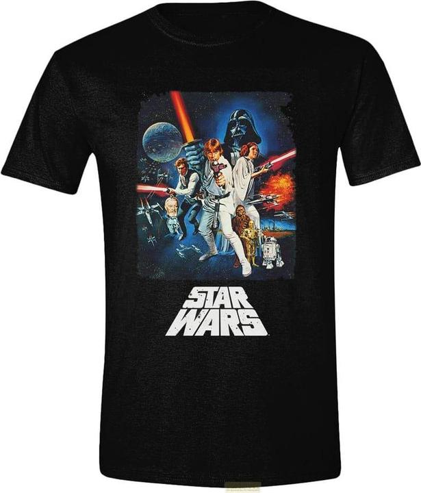Produktbild Death Note Star Wars A New Hope T-Shirt Retro Poster Grösse M (M)