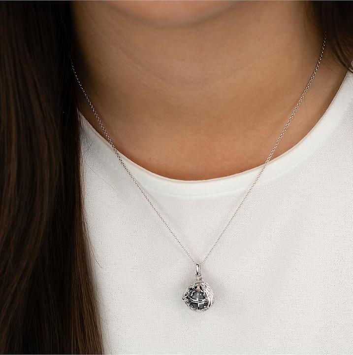 Image du produit Engelsrufer Collier avec ailes nacre gris argent (Argent 925, Laiton, 45 - 50 cm)