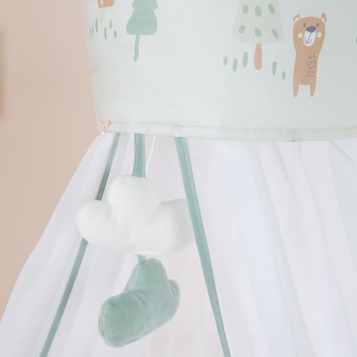 Image du produit Roba Kinderbettgarnitur 4-teilig Woodland Buddies (100 x 135 cm, 40 x 60 cm)