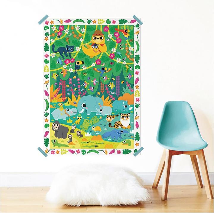 Produktbild Poppik Sticker Kreativ Poster Dschungel