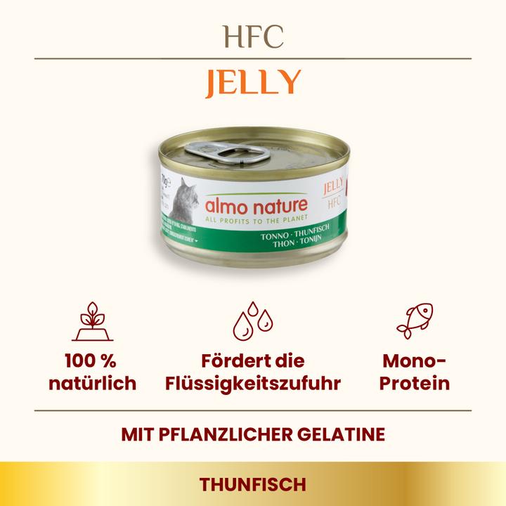 Image du produit Almo Nature HFC Jelly au thon (Adulte, 1 pcs, 70 g)