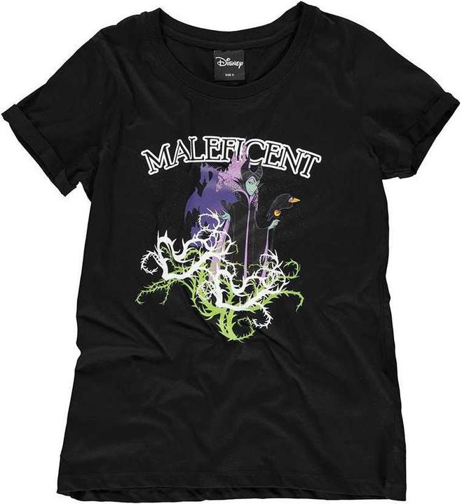 Villains Maleficent Gel Printed Women's Tshirt (L)