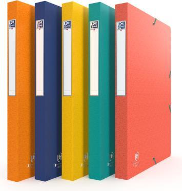 Actual product image Elba Boston collection box, DIN A4, filling height: 40 mm, assorted with inscribable spine label and