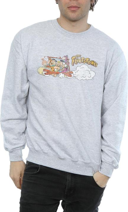 Produktbild The Flintstones Family Car Distressed Sweatshirt (M)