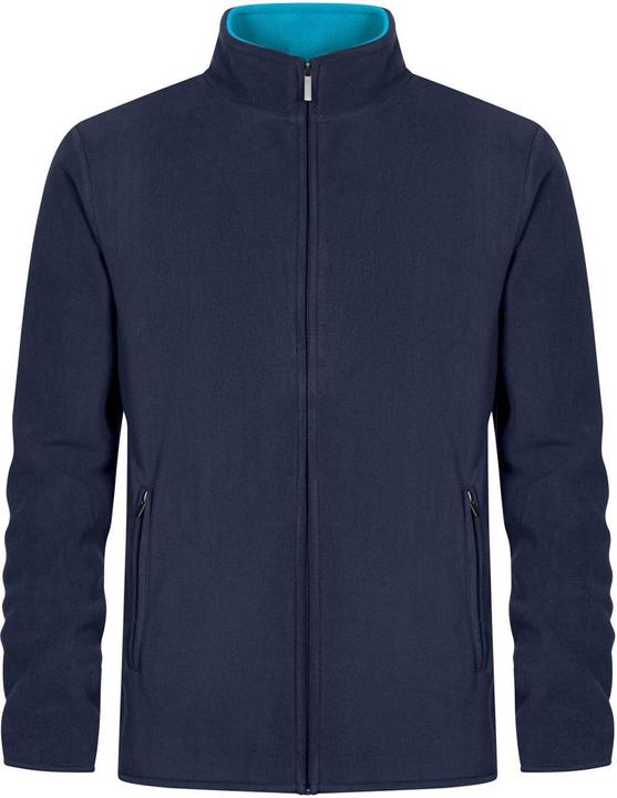 Actual product image Magni Fleece jacket, navy-aqua, size 2XL (XXL)
