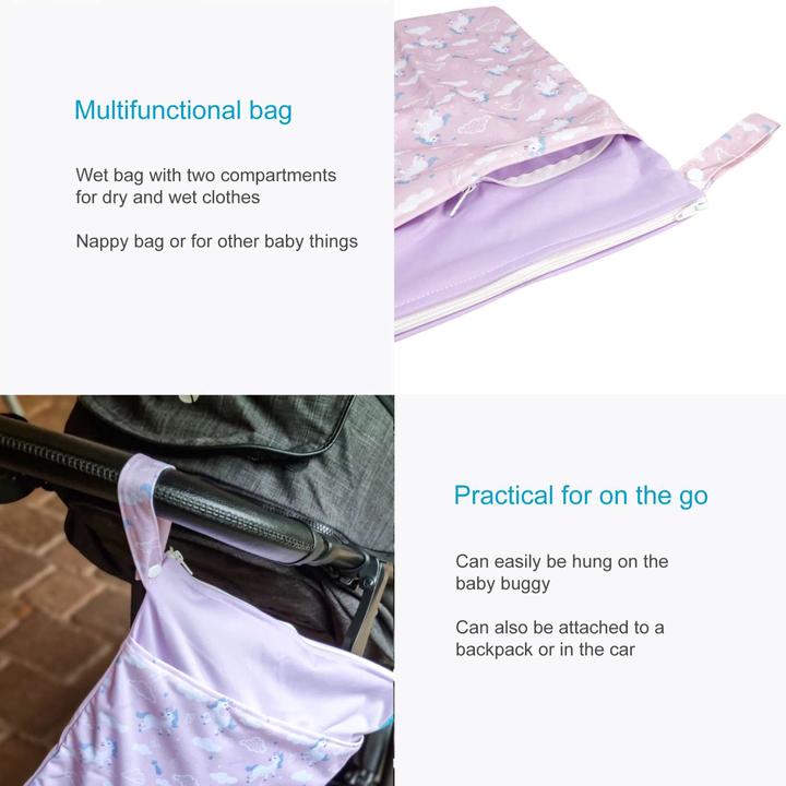 Actual product image Intirilife Changing bag with zip for toddler baby
