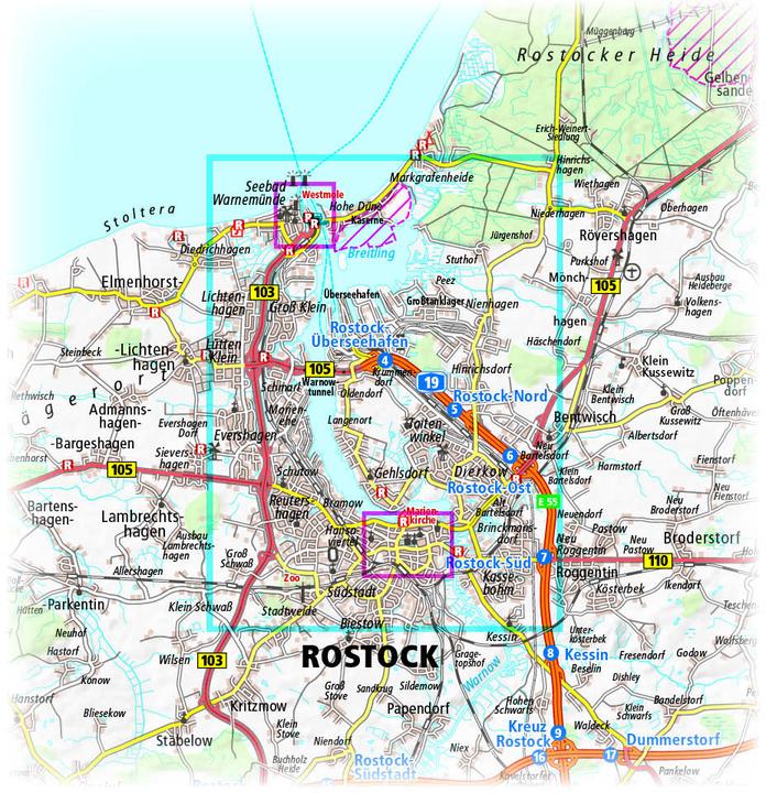 Immagine prodotto PublicPress Mappa della città di Rostock