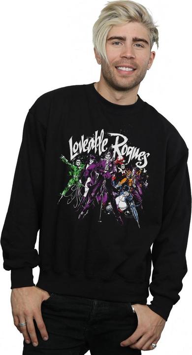 Image du produit Mens Batman Loveable Rogues Cotton Sweatshirt (S)