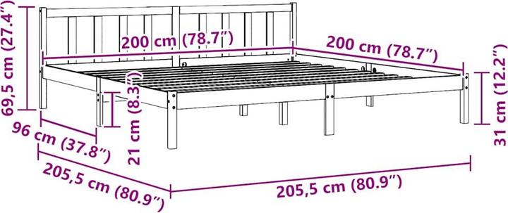 Actual product image VidaXL Tiziana (200 x 200 cm)