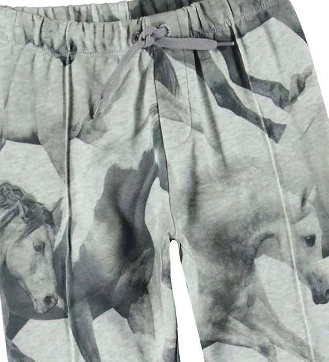 Actual product image Molo Aura jogging trousers with horse print (104)