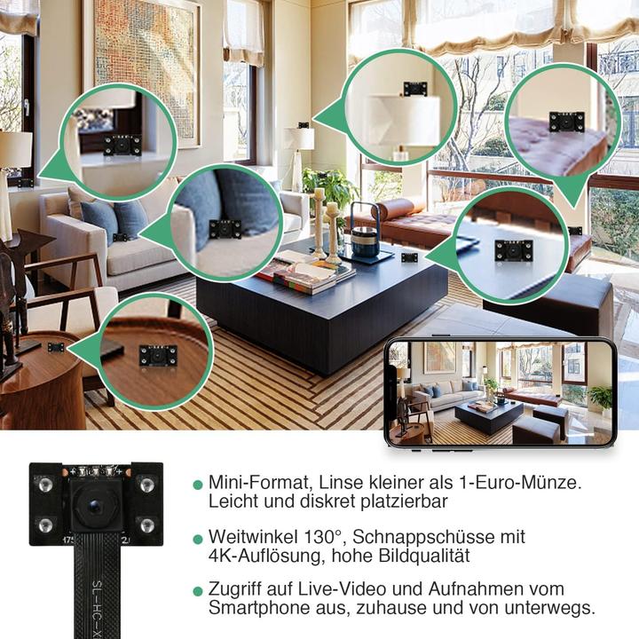 Immagine prodotto Wiwacam MW5 4K Ultra HD WLAN Überwachungskamera