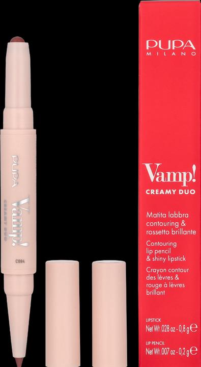 Actual product image Pupa Milano Pupa Vamp! Creamy Duo Deep Rose 06 (006 Deep Rose)
