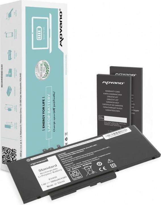 Produktbild Mitsu Movano battery for DELL Latitude E5450, E5550 (5800 mAh)