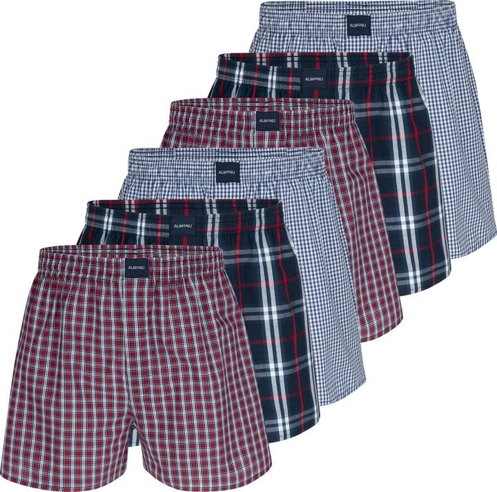Produktbild Almonu 6er Pack Web Boxershorts (XL, 6er Pack)
