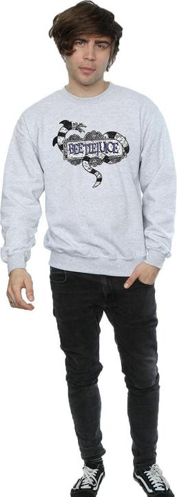 Produktbild Beetlejuice Sandwurm Logo Baumwolle Sweatshirt (XXL)