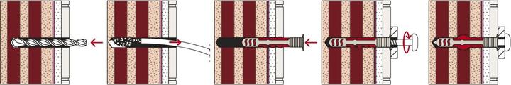 Actual product image Fischer Dowel 97823 SX 6 x 50 K SB card (25 pcs.)