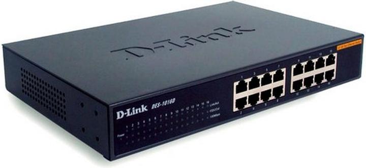 Produktbild D-Link DES-1016D: 16Port Switch, 100Mbps (16 Ports)